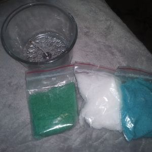 Candle makeing set with extra jar